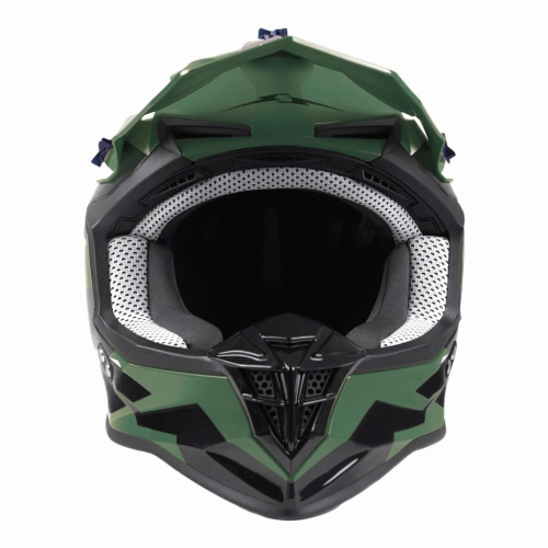 Шлем кроссовый Sharmax SH336 Khaki/Black