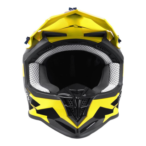 Шлем кроссовый Sharmax SH336 Yellow/Black