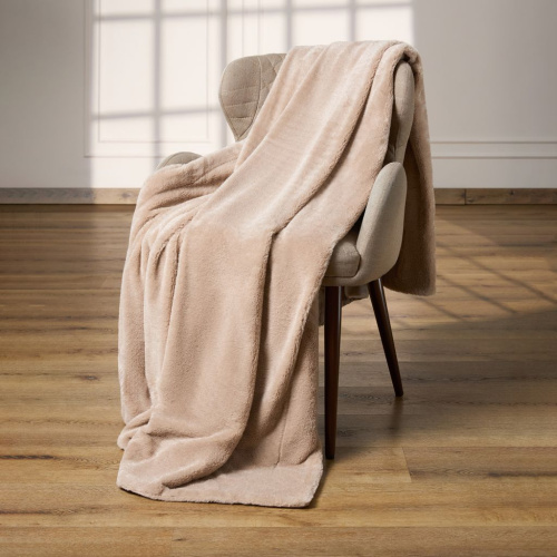 Плед Soft fur, бежевый