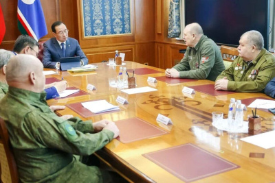 Глава Якутии встретился с ветеранами Афганской войны / ЯСИА   