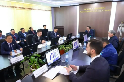 Глава Якутии проверил подготовку к Ысыаху Олонхо в Кобяйском районе / ЯСИА   