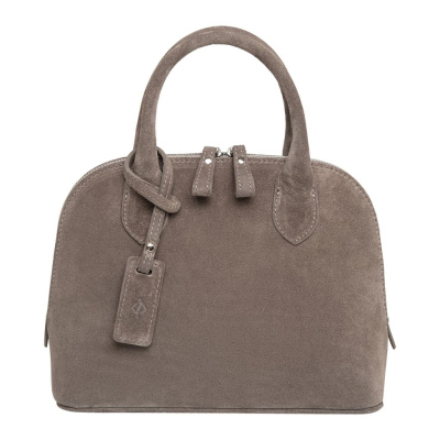 Женская сумка Clarissa Light Grey Suede
