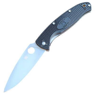 Складной нож Spyderco Resilience, сталь 8Cr13MoV, рукоять FRN, черный