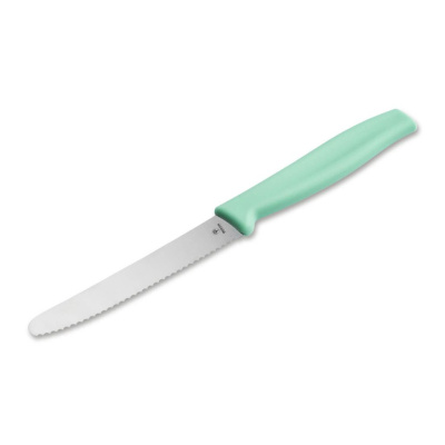Нож кухонный для сыра и масла Boker Sandwich Knife Mint Green, нержавеющая сталь, рукоять ABS-пластик, мятный