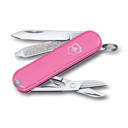 Нож перочинный Victorinox Classic SD Colors, Cherry Blossom (0.6223.51G) розовый, 7 функций 58мм