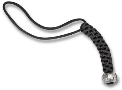 Темляк Lanyard w/ Pewter Round Spyder Bead, Spyderco BEAD2LY
