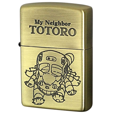 Зажигалка коллекционная Zippo NZ-22 Totoro котобус, серия Ghibli