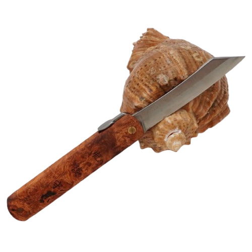 Складной нож Nagao Higonokami Natural wood, 80мм, сталь VG10, рукоять Padauk wood