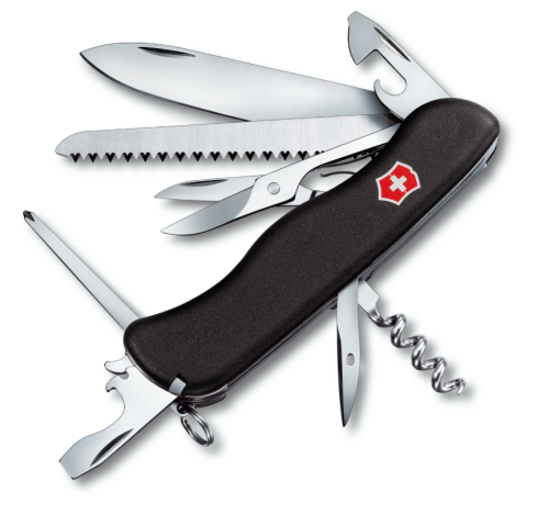 Складной нож Victorinox Outrider Black, сталь X55CrMo14, рукоять нейлон