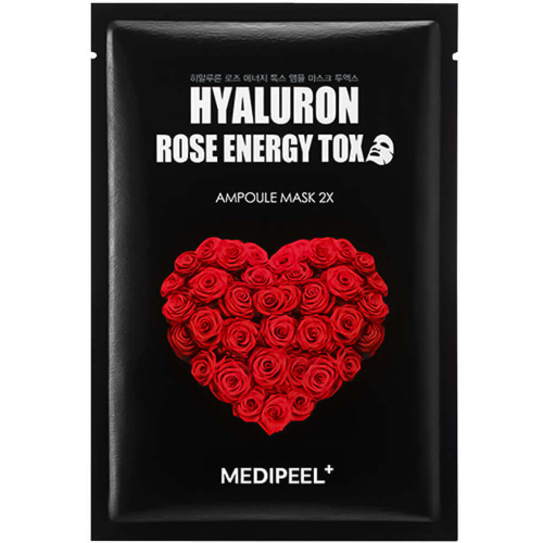 Ампульная омолаживающая маска с розой MEDIPEEL Hyaluron Rose Energy Tox