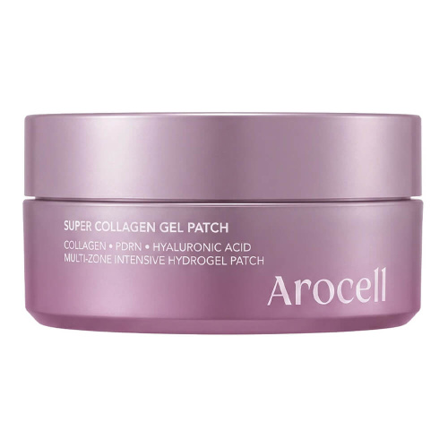 Увлажняющие гидрогелевые патчи для век с ПДРН Arocell Super Collagen Gel Patch 60 шт