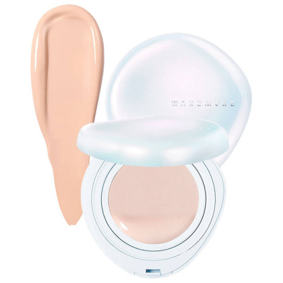 Кушон с сияющим финишем WAKEMAKE Water Glow Coating Cushion SPF50 PA++++ 22 Neutral