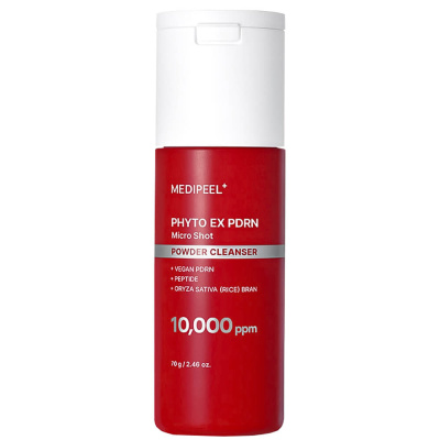 Энзимная пудра с ПДРН и микроиглами MEDIPEEL Phyto Ex PDRN Micro Shot Powder Cleanser