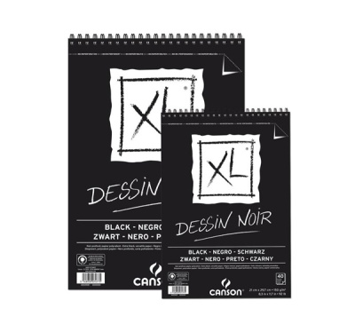 Альбом для графики на спирали Canson " XL Black"