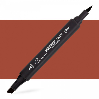 Маркер спиртовой Сонет "TWIN Brush" Коричневый