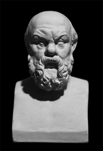 Бюст гипс Сократа, малый