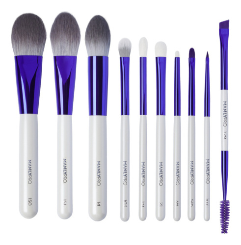 Многофункциональный набор кистей для макияжа в косметичке KS10 10шт