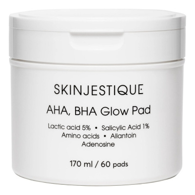 Кислотные пэды для сияния кожи лица AHA, BHA Glow Pad 60шт