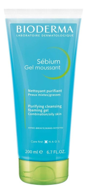 Гель для лица Sebium Gel Moussant: Гель 200мл (без помпы)
