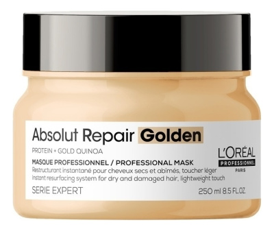 Маска-крем для волос Serie Expert Absolut Repair Golden Protein + Gold Quinoa Masque: Маска-крем 250мл
