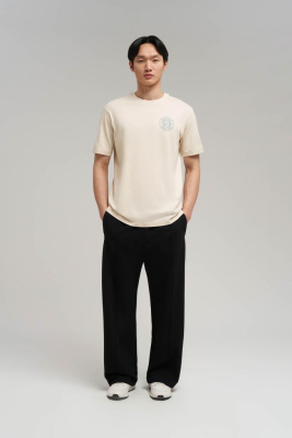 Свободная футболка comfort fit из хлопкового джерси