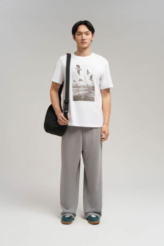 Футболка regular fit из хлопкового джерси