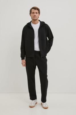 Спортивные брюки прямого кроя на средней посадке