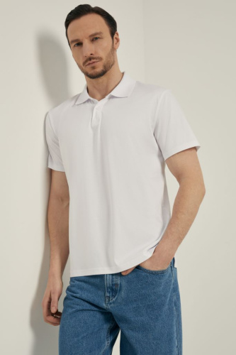 Базовое поло из мерсеризованного хлопка