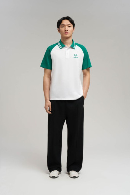 Поло regular fit из хлопка пике