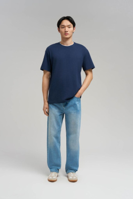 Свободная футболка comfort fit из хлопкового джерси