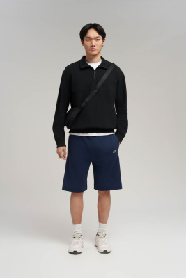 Свободные шорты из хлопка пике