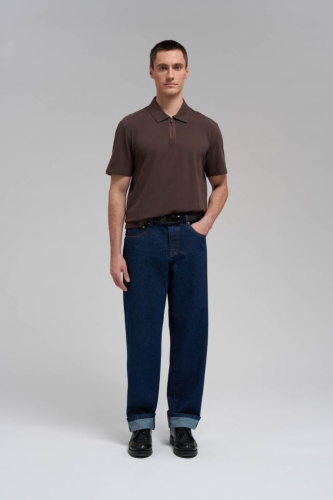 Поло regular fit из хлопка пике