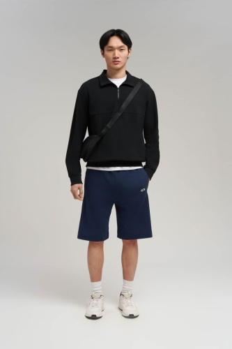 Свободные шорты из хлопка пике