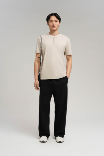 Поло regular fit из хлопкового джерси