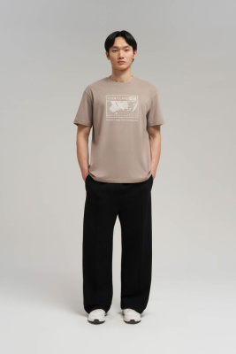 Свободная футболка comfort fit из хлопкового джерси