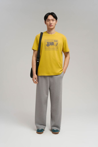 Свободная футболка comfort fit из хлопкового джерси