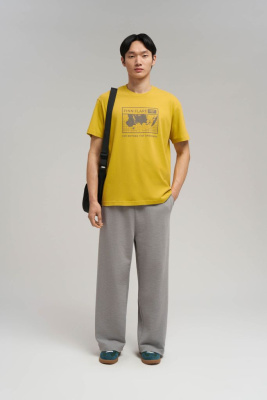 Свободная футболка comfort fit из хлопкового джерси