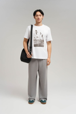 Футболка regular fit из хлопкового джерси