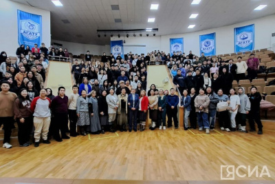 В Якутске прошла встреча студентов АГАТУ с доверенным лицом Владимира Путина Мариной Бахилиной / Анна Лебединская Якутск Якутск Республика Саха (Якутия)