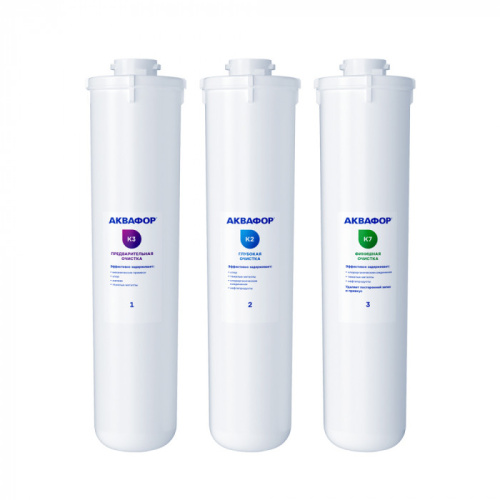 Комплект сменных модулей для Аквафор Кристалл на год