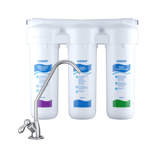 Водоочиститель Аквафор модель Трио Fe