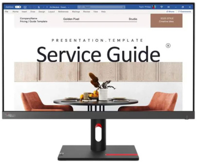 Монитор 23,8" Lenovo ThinkVision S24i-30 63DEKAT3UK 1920x1080 LED, 16:9, IPS, 250cd, 1300:1, 4ms, 178/178, VGA, HDMI, 100Hz, VESA, black