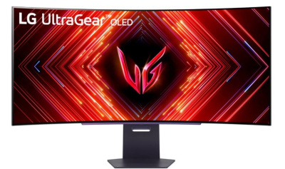 Монитор 45" LG 45GS95QE-B OLED, изогнутый, 3440×1440, 0.03 мс, 1300 кд/м2, 1.5M:1, 240Hz, 178°/178°, 2хHDMI