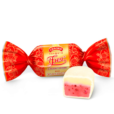 Конфеты Сказка Фея вкус земляника