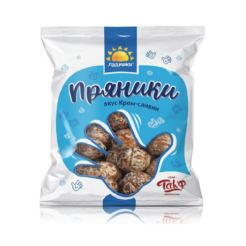 Пряники Ладушки Крем-сливки, ТАКФ, 350 гр.
