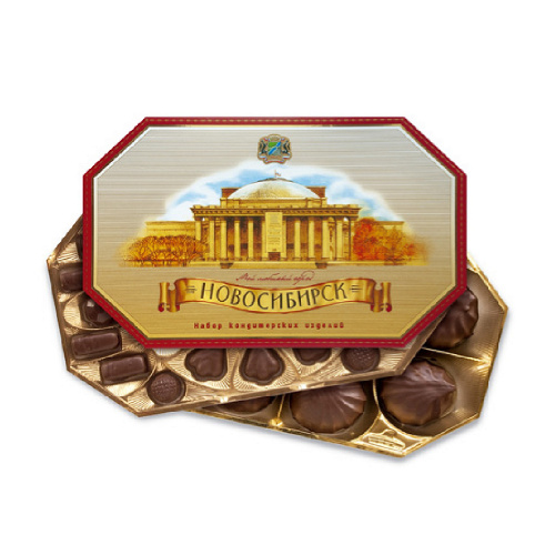 Конфеты в коробке Мой любимый город Новосибирск, 720 гр.