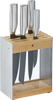 Набор ножей с подставкой Ultimate Black 5 предметов