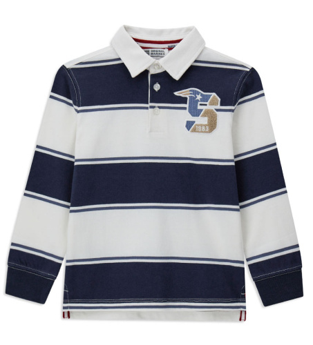 Поло с длинным рукавом для мальчика