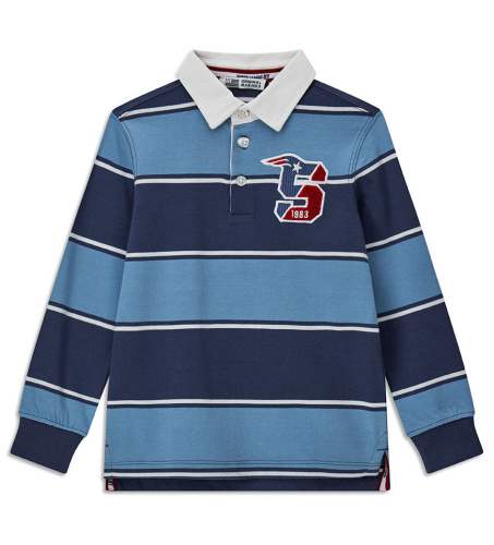 Поло с длинным рукавом для мальчика