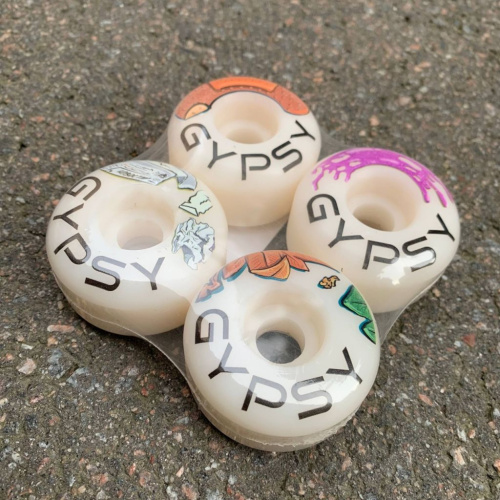 *Колеса для скейтборда Gypsy Sin city wide (mult) 92Ax54мм